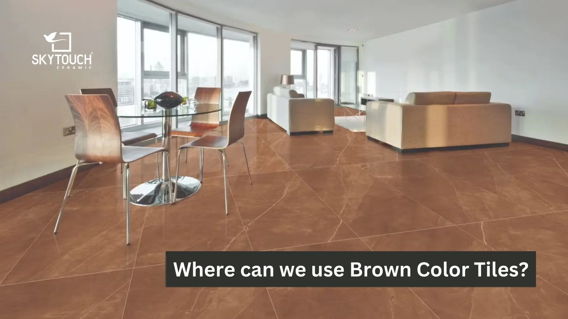 Where Can We Use Brown Color Tiles?